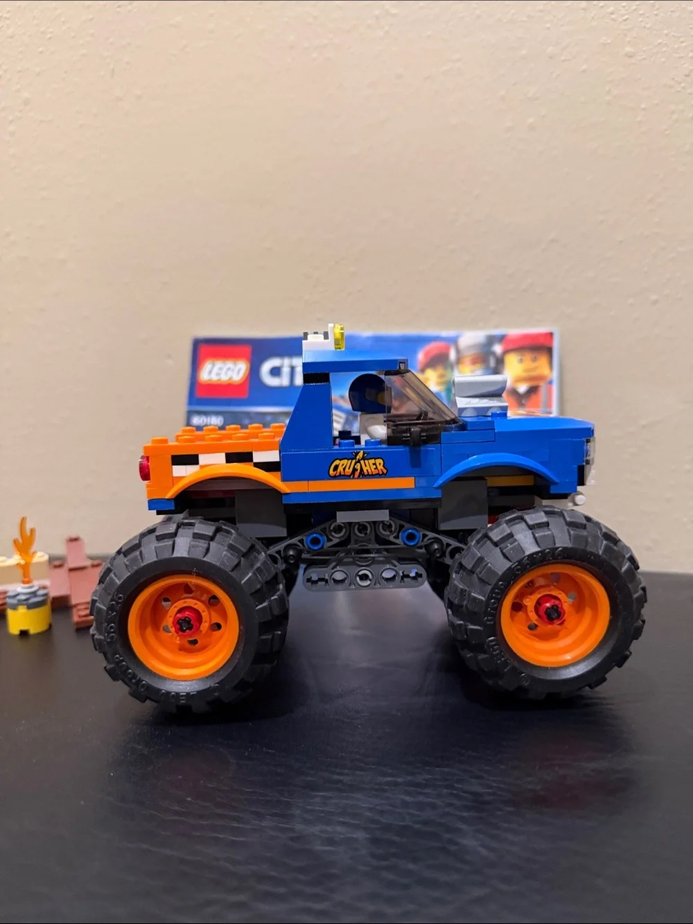 LEGO 60180 City Monster Truck Retired Product Previously Built Complete No Box - Picture 4 of 6